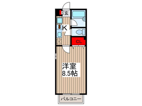 サンモール大和田Ｂの物件間取画像